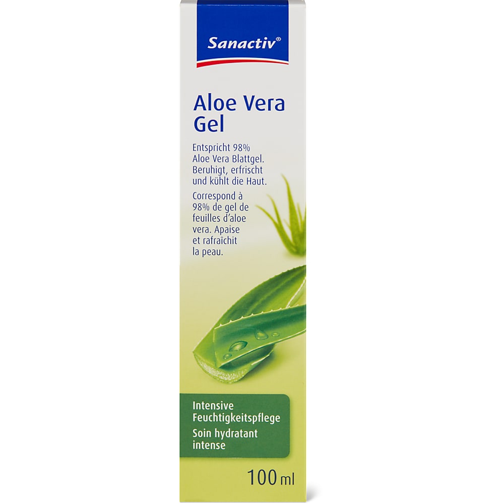Sanactiv  Aloe vera gel  Intense moisturising care  Migros Online