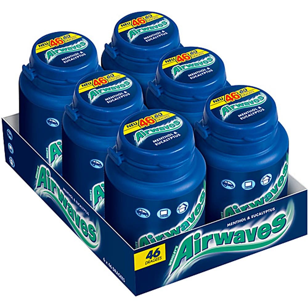 Wrigley's Airwaves · Chewing Gum - ohne Zucker · Menthol&Eucalyptus ...