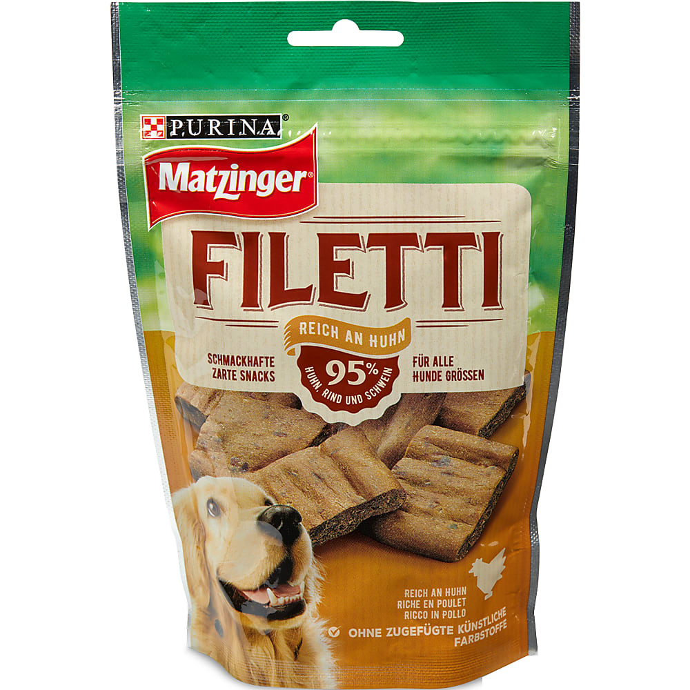 Matzinger Filetti · Snacks pour chiens · Riche en poulet • Migros