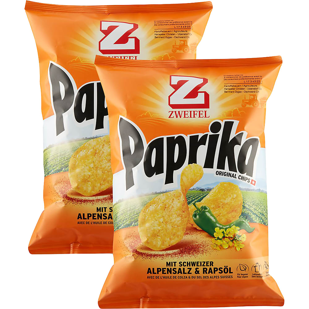 Achat Zweifel Original · Chips · Paprika • Migros Online