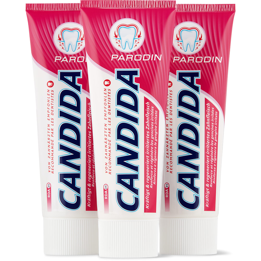 Kaufen Candida Parodin · Zahnpasta · RDA 25 Caries Protection • Migros