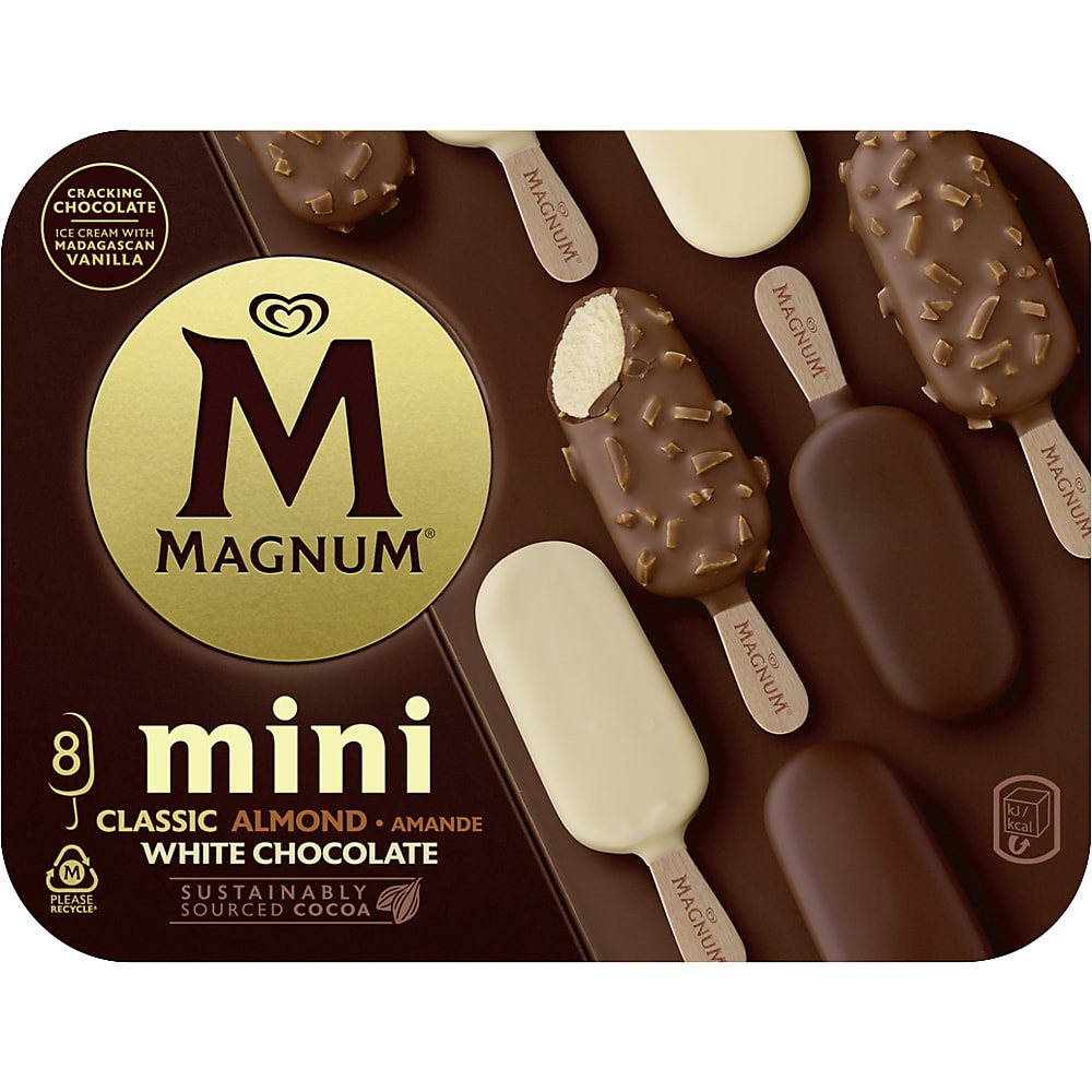 Kaufen Magnum Mini · Rahmglace · Klassisch-Mandel-weisse Schokolade ...