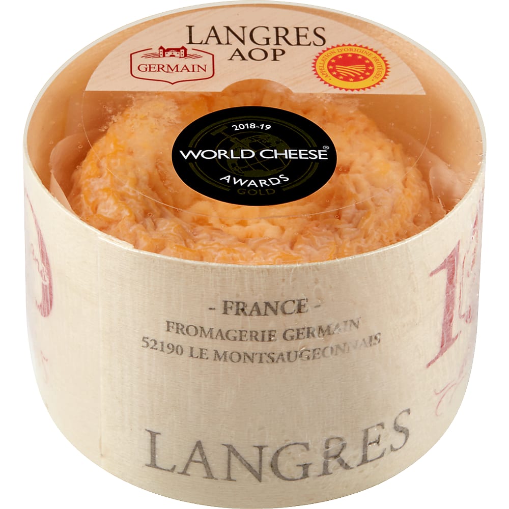 Achat Germain Langres · Fromage à Pâte Molle à Croûte Lavée Lait Pasteurisé · Aoc • Migros 