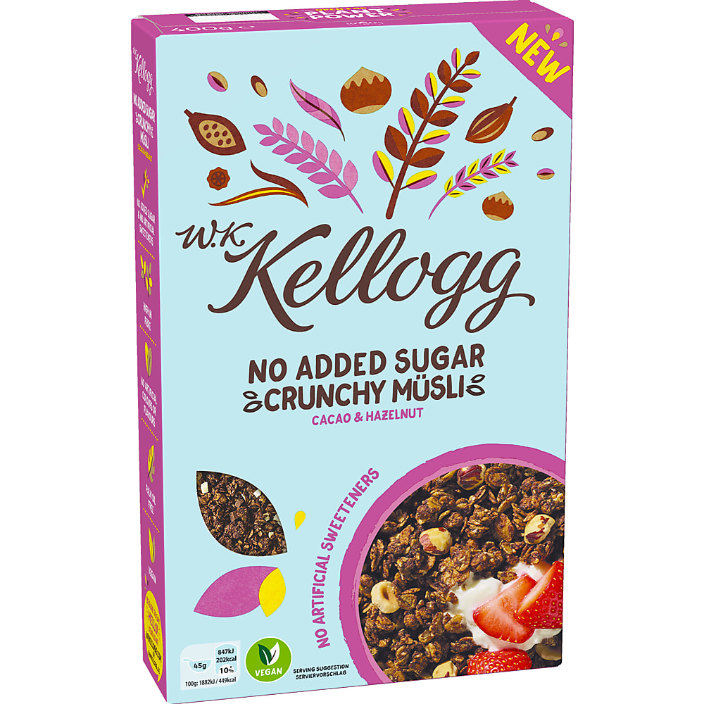 Buy W.K Kellogg · Crunchy Muesli · Cacao et noisettes • Migros