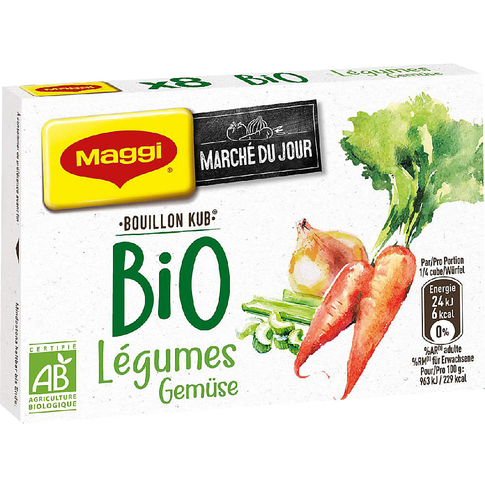 Kaufen Maggi Bio · Bio Gemüse Bouillon · Kub • Migros