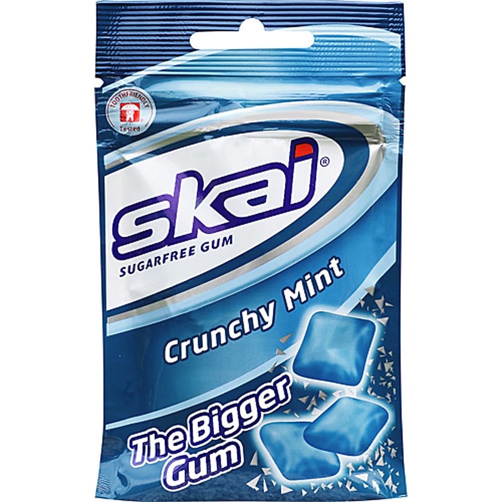 Buy Skai the bigger gum · Chewing Gum · Crunchy mint • Migros