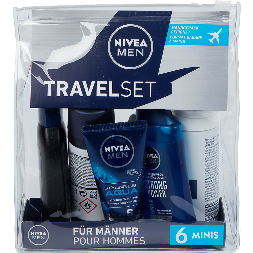 nivea men's essentials travel set