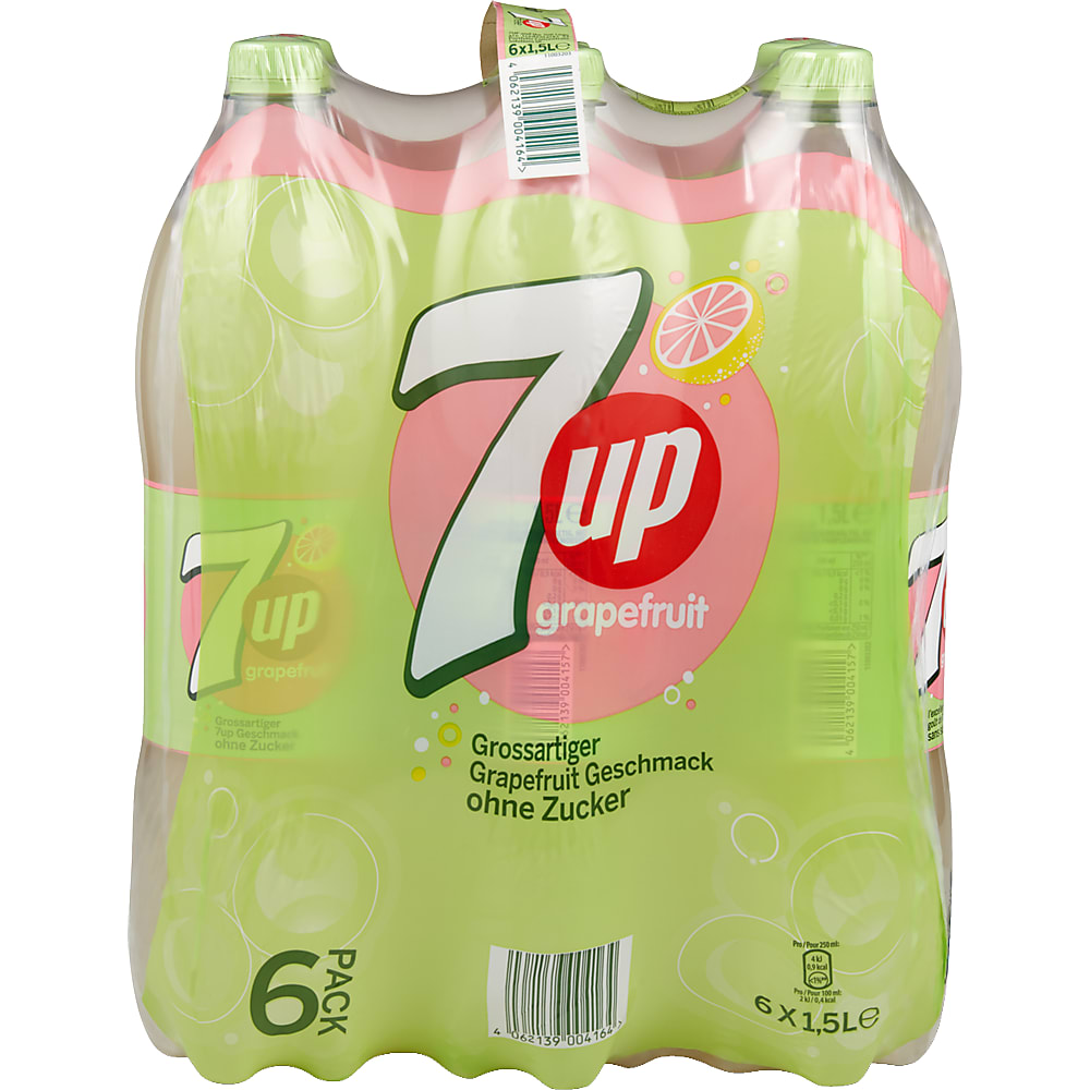 Buy 7up · Soft drink · Grapefruit, sugarfree • Migros