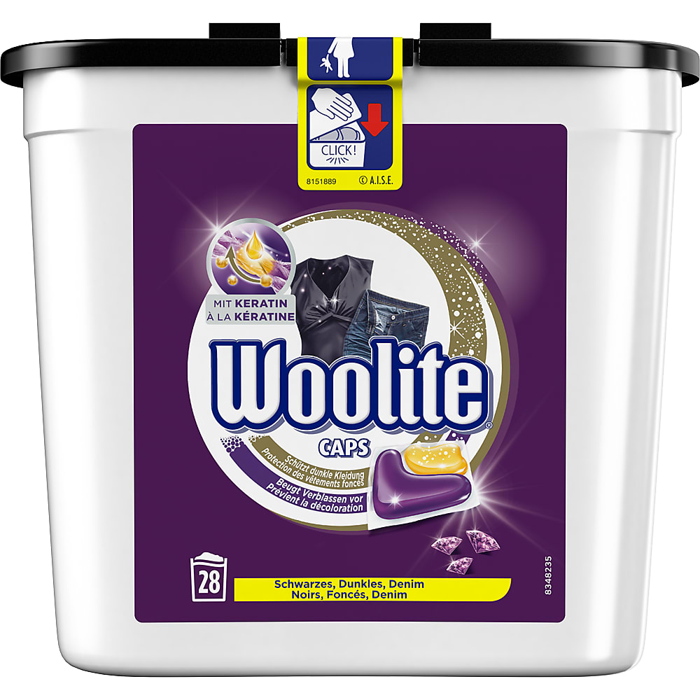 Buy Woolite Caps · Lessive en capsule · Noirs, foncés et denim à la