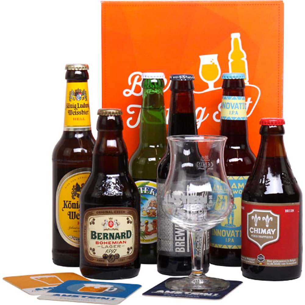 Kaufen Beer Tasting Kit · Bier Sortiment · Bier Entdeckung • Migros