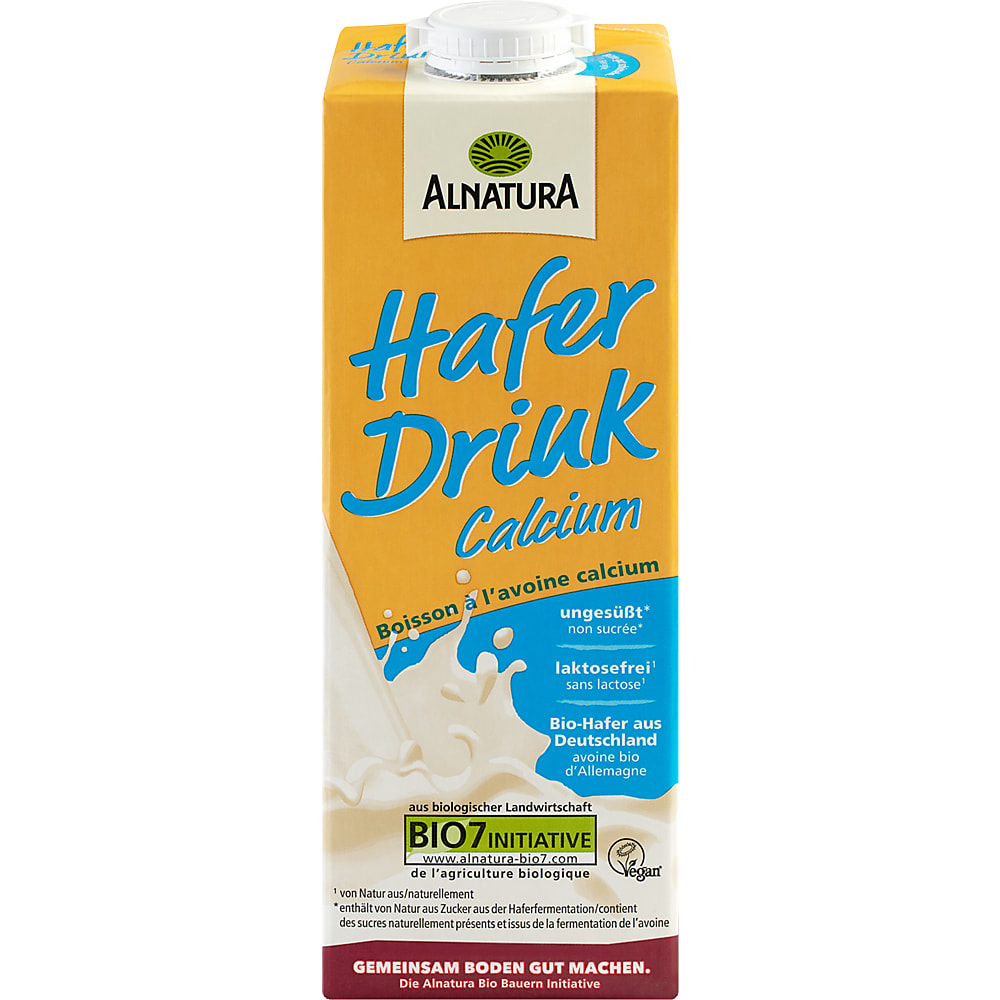 Buy Alnatura Hafer Drink · Oat drink · Calcium • Migros