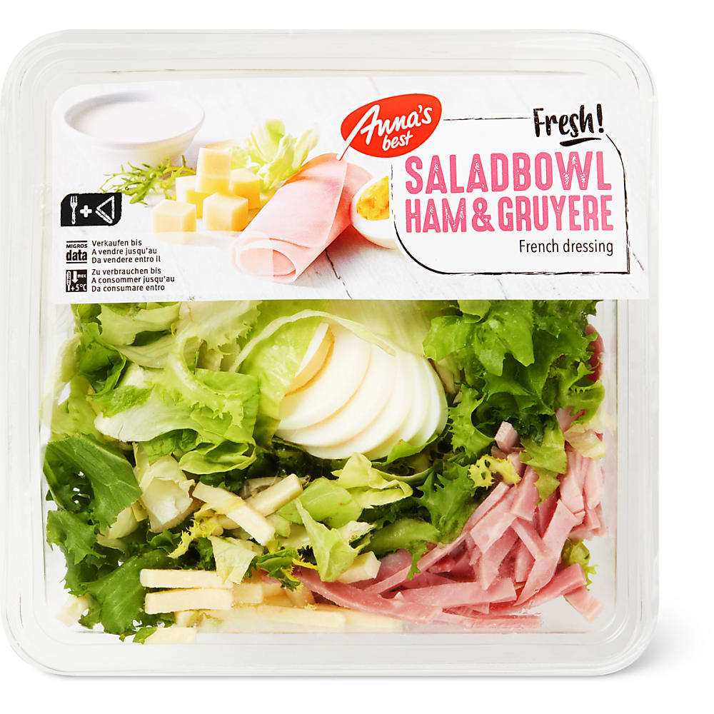 Achat Anna's Best · Saladbowl · Jambon & Gruyère AOP • Migros Online