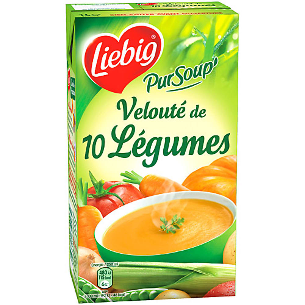 Achat Liebig PurSoup' · Soupe · Velouté de 10 légumes • Migros