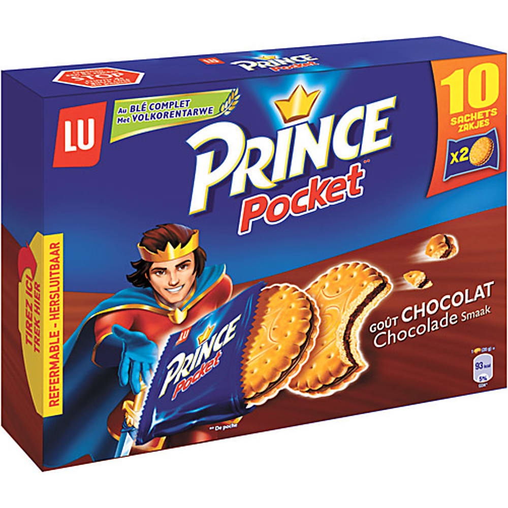 Kaufen LU Prince Pocket · Gefüllte Kekse · Schokoladegeschmack • Migros