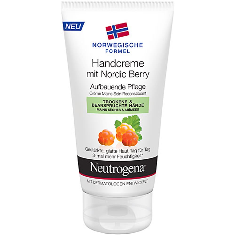 Buy Neutrogena · Crème mains soins reconstituant · Nordic Berry - mains  sèches et abîmées • Migros
