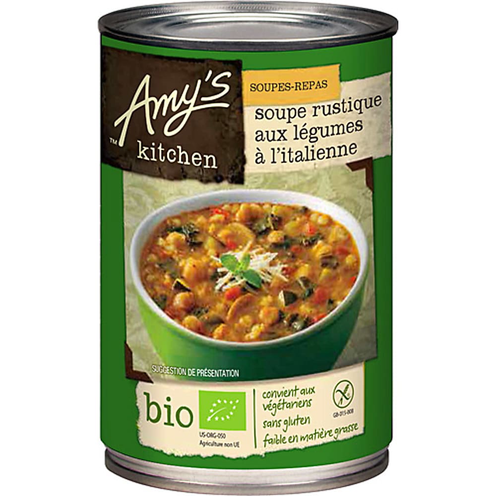 Buy Amy's Kitchen Bio · Soupe rustique aux légumes à l'italienne · Sans  Gluten • Migros