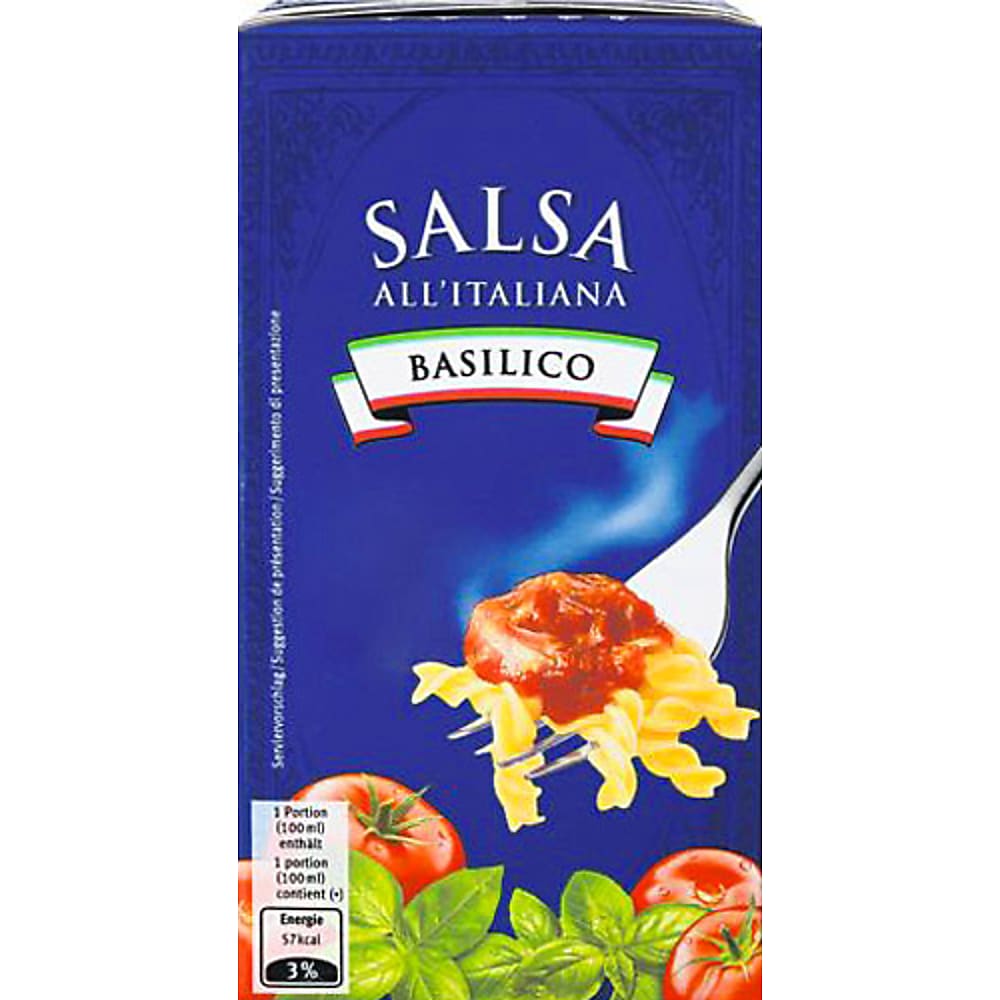 SALSA ALL&amp;#39; ITALIANA Basilico · Sauce tomate · Basilico • Migros