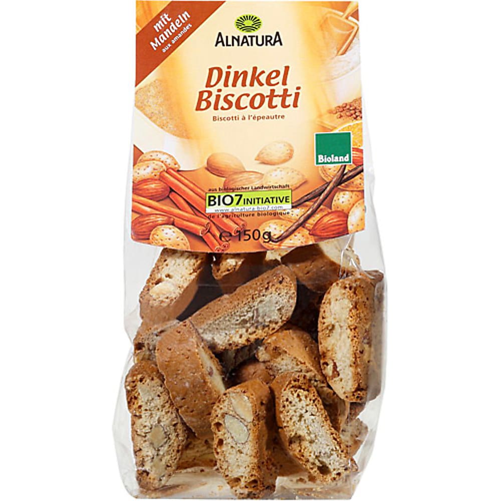 Alnatura · Dinkel Biscotti mit Mandeln • Migros
