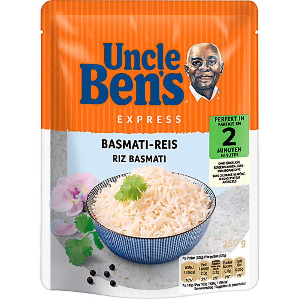 Achat Uncle Ben's Express · Riz précuit à la vapeur · Basmati • Migros