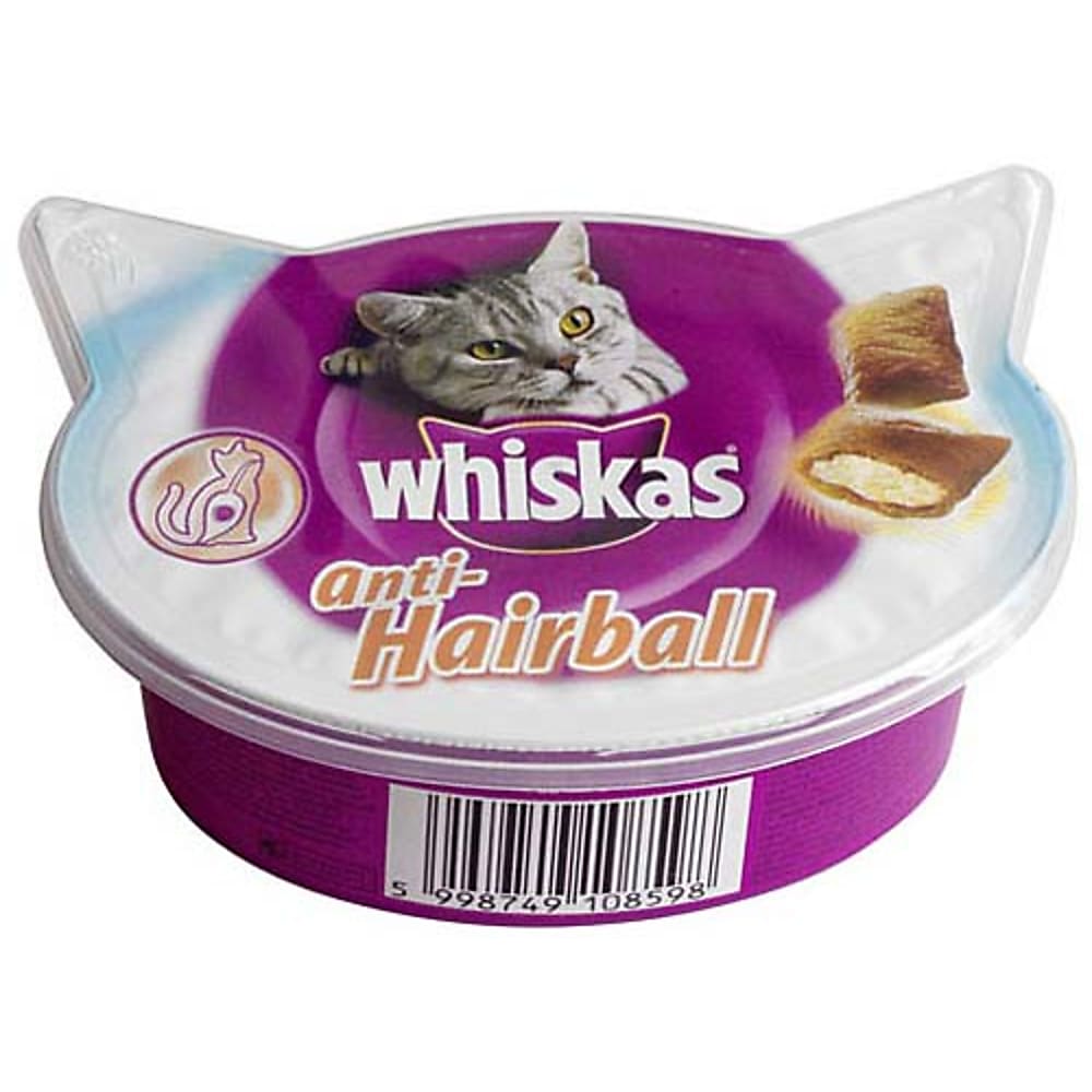 Whiskas hairball treats clearance
