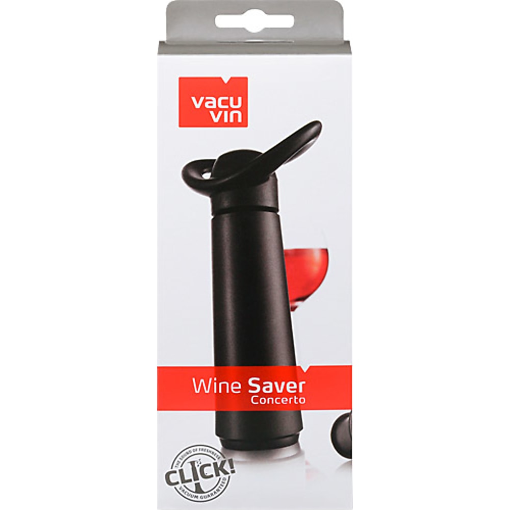 Vacu Vin Wine Saver | Wein-Vakuumpumpe mit 2 Flaschenstopfen im Set