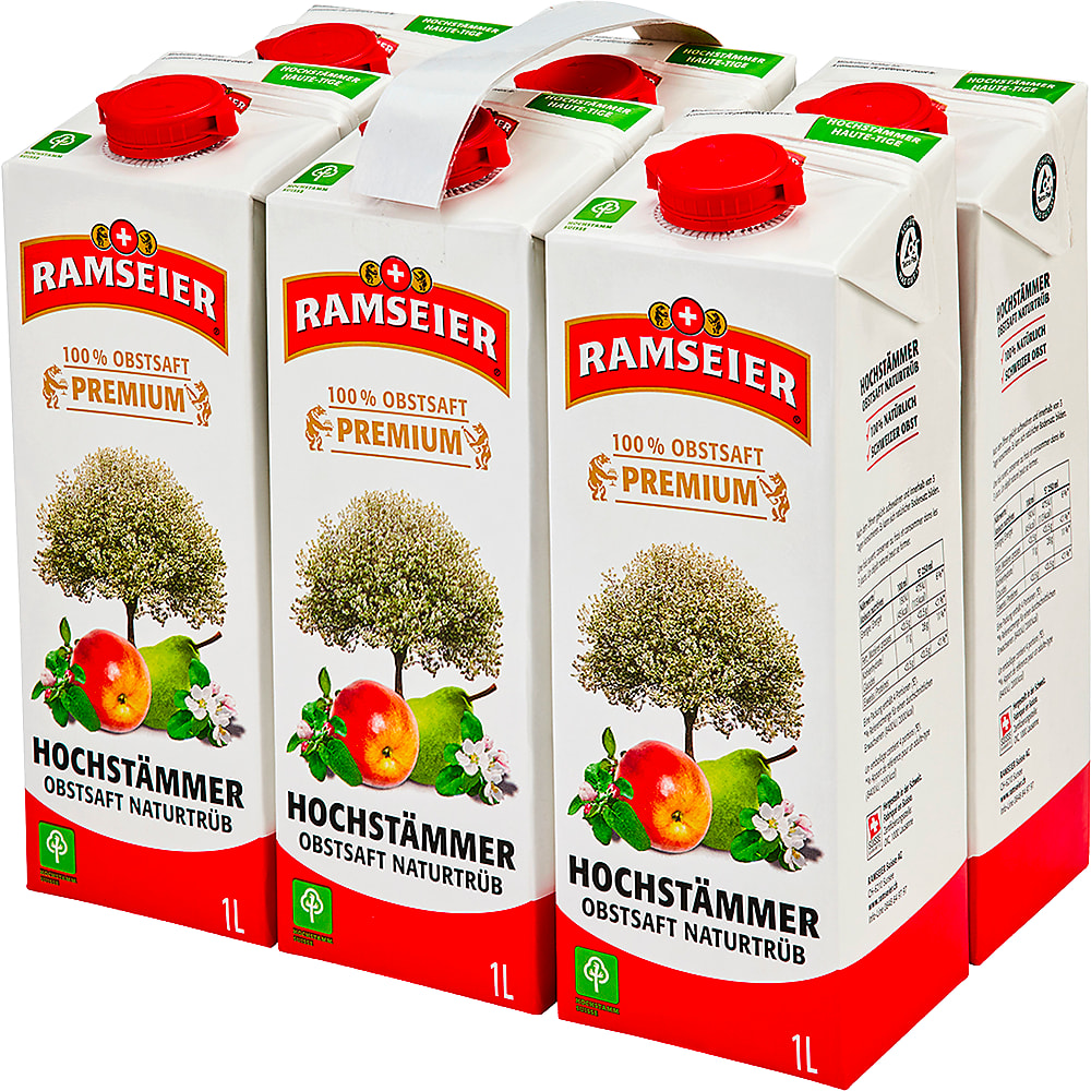 Buy Ramseier Premium · Apple & pear juice · unfiltered • Migros