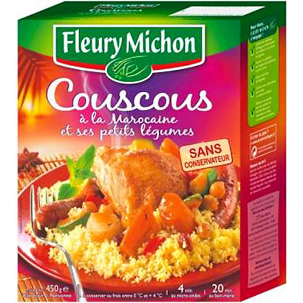 Couscous au poulet au aux six légumes, comme au Maroc