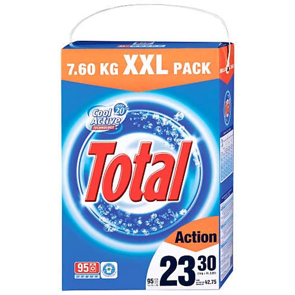 Total XXL - Pack · Lessive complète · Cool Active - 95 lessives • Migros
