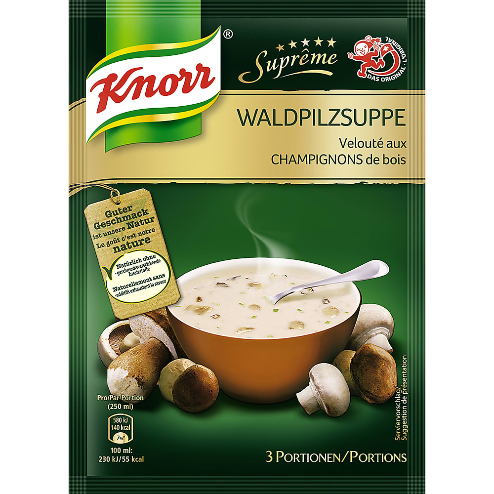Knorr Supreme Veloute aux champignons des bois Migros Online