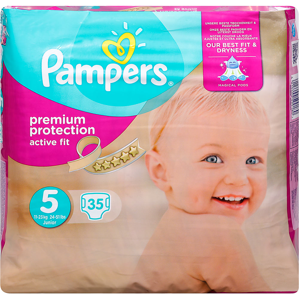 Pampers Active Fit · couches · Taille 5 • Migros