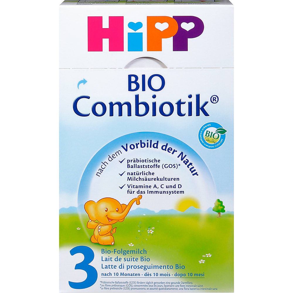 3 boîtes de lait Hipp 3 - Hipp Biologique - 24 mois