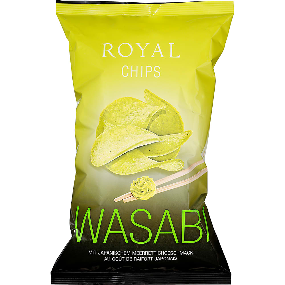 Royal Chips · Chips · Wasabi, au goût de raifort japonais • Migros