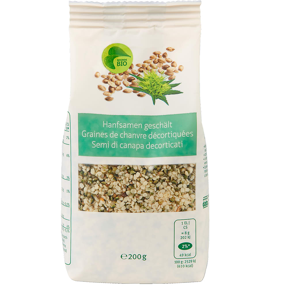 Greatvita Graines De Chanvre Biologiques Décortiquées 1kg - Riches En Protéines, Oméga 3 Et 6, Idéales Pour Salades Et Muesli