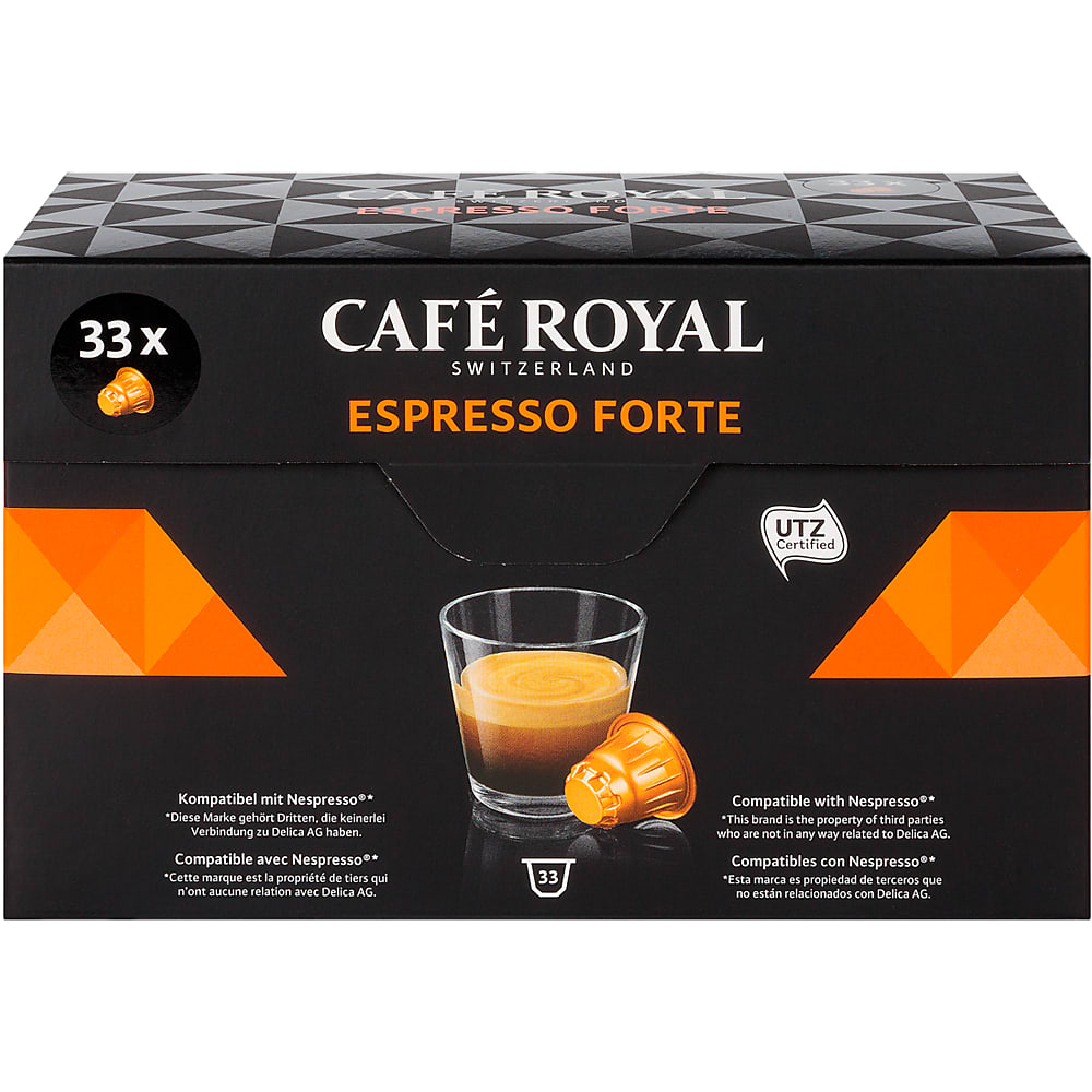 Achat Café Royal · Capsules de café · Espresso Forte, compatible système  Nespresso® • Migros