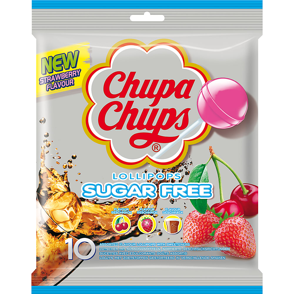 Chupa Chups · Sucettes, arômes assorties · sans sucre • Migros
