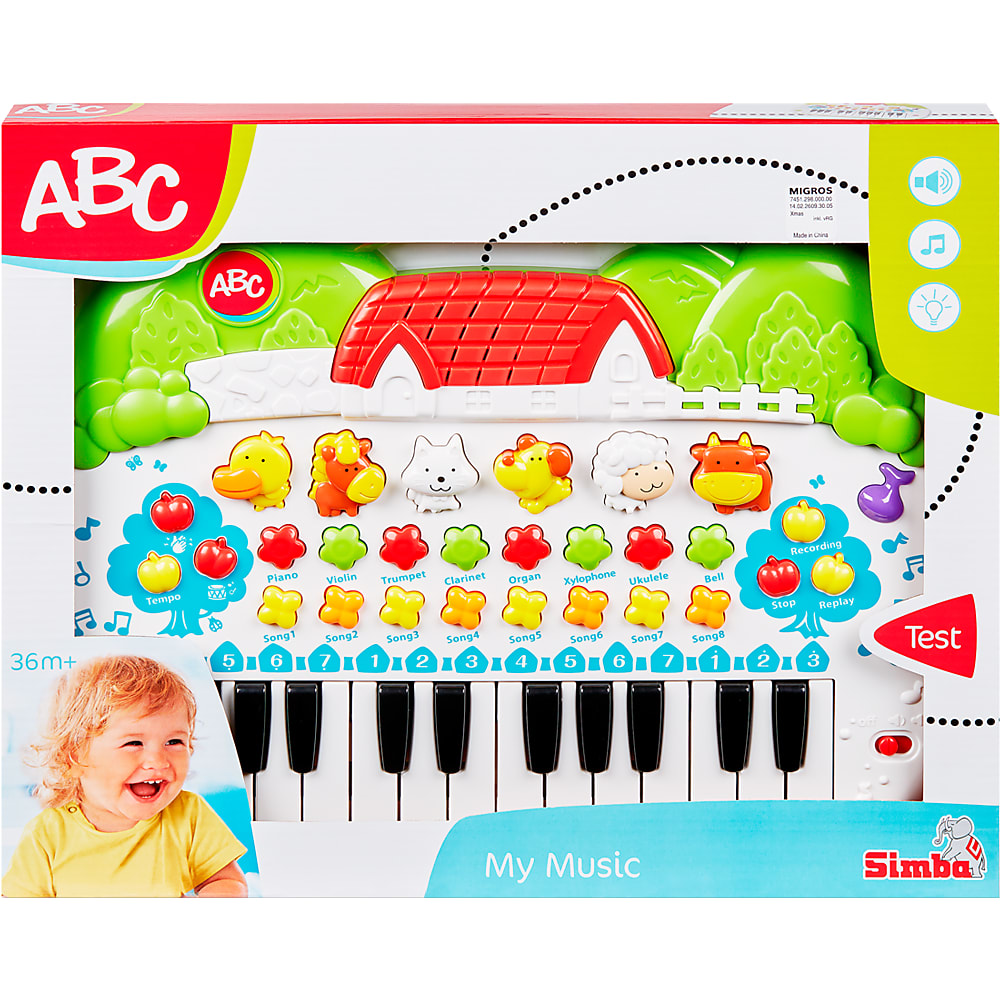 Simba ABC · Tierstimmen Piano · ab 36 Monate • Migros