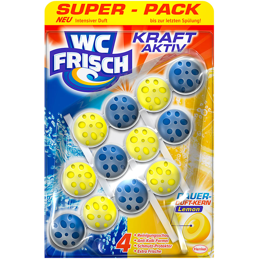 WC Frisch Kraft Aktiv · Nettoyant et désodorisant WC · Citron • Migros