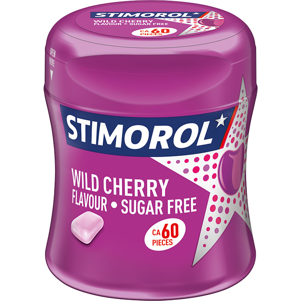 Stimorol · Chewing Gum sans sucre avec édulcorants · Wild Cherry • Migros