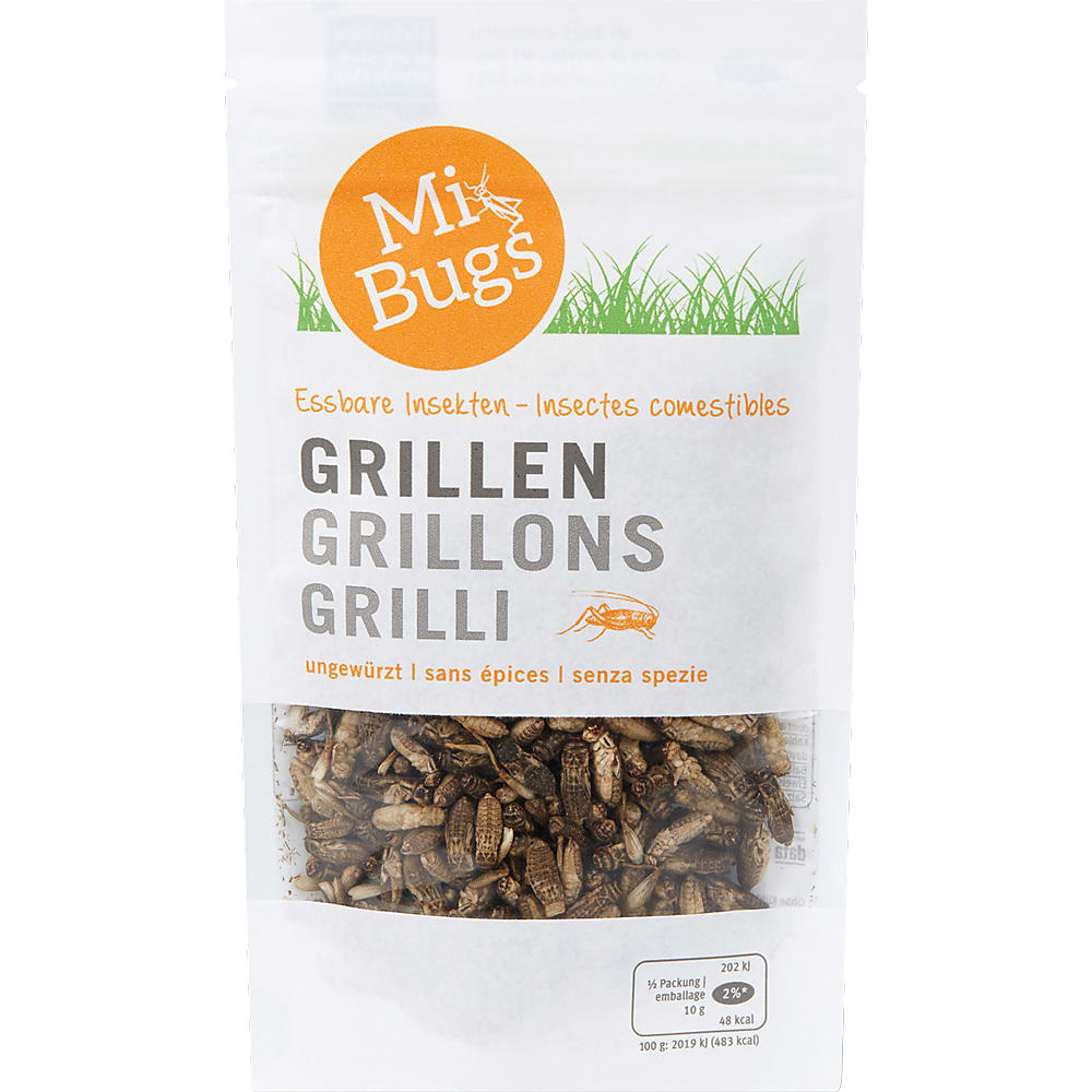 Mi Bugs Cricket Edible insects Migros