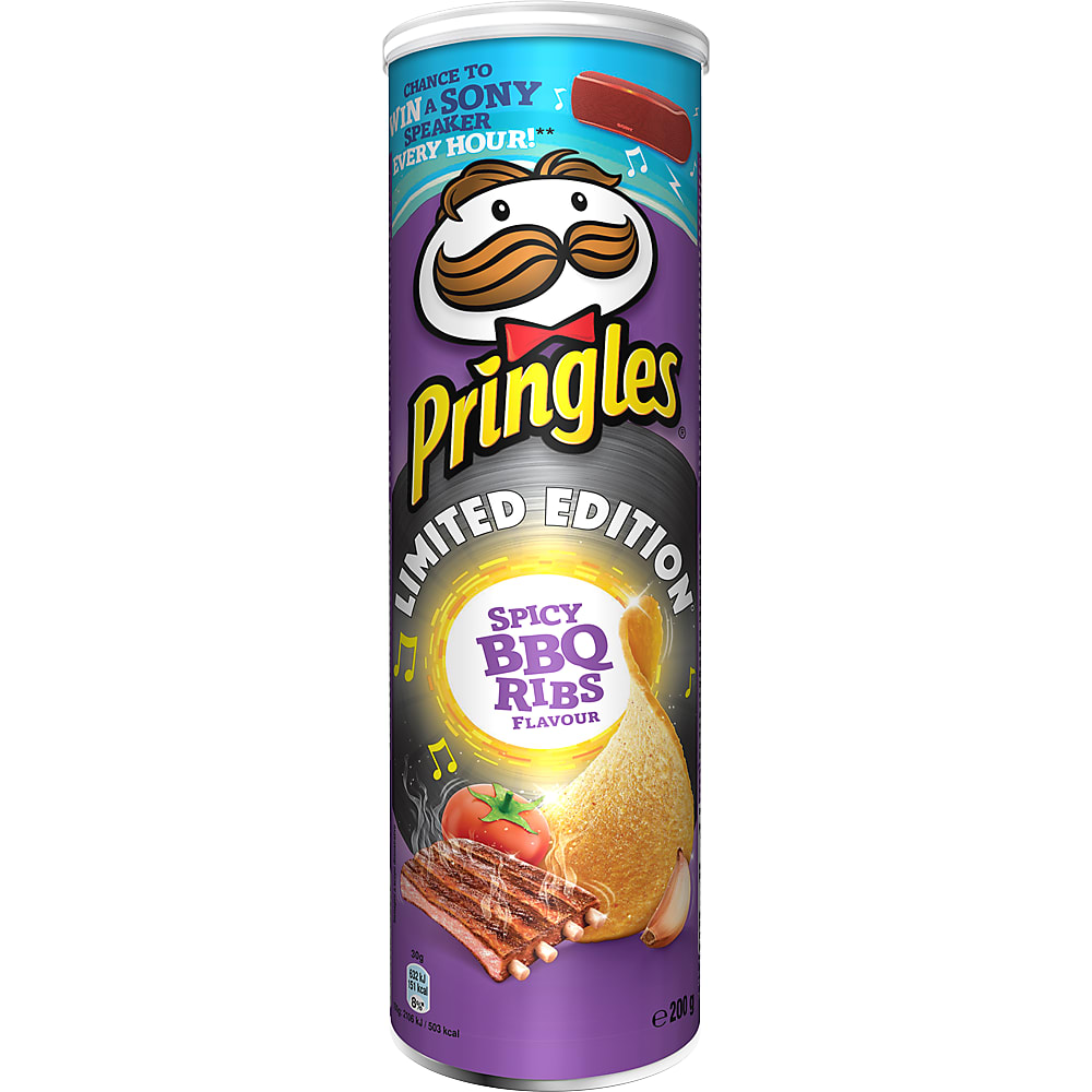 Pringles Chips Spicy BBQ Ribs Migros