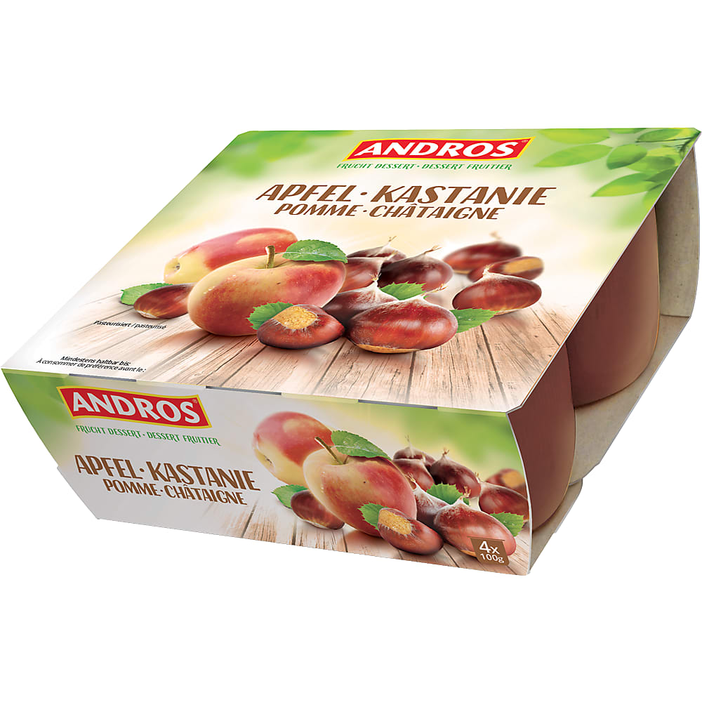 Andros Dessert fruitier · Compote · PommeChâtaigne • Migros