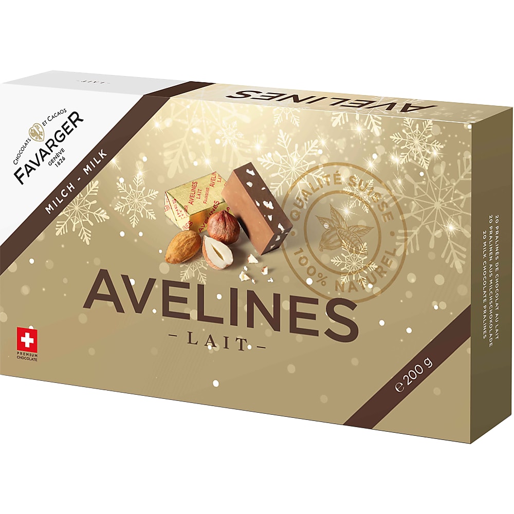 Tablette de chocolat suisse au lait et noisettes - Favarger