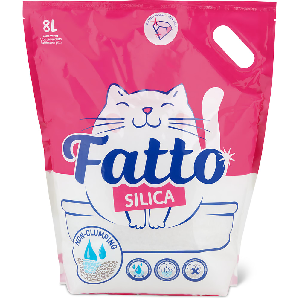 Kaufen Fatto Silica · Katzenstreu · nicht klumpend • Migros Online
