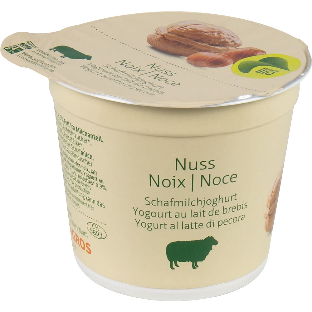 Bio · Schafmilchjoghurt · Nuss • Migros