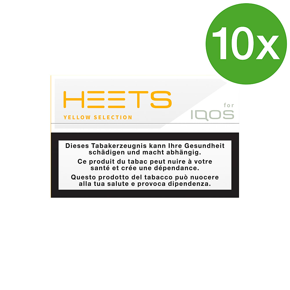 Buy HEETS for IQOS · Tobacco sticks · Yellow Selection • Migros