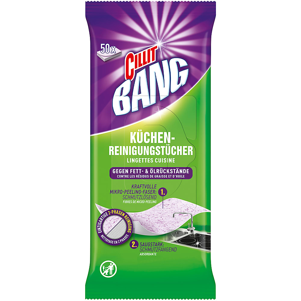 Buy Cillit Bang · Cleaning wipes · Fights dirt, grease & burnt-on dirt •  Migros