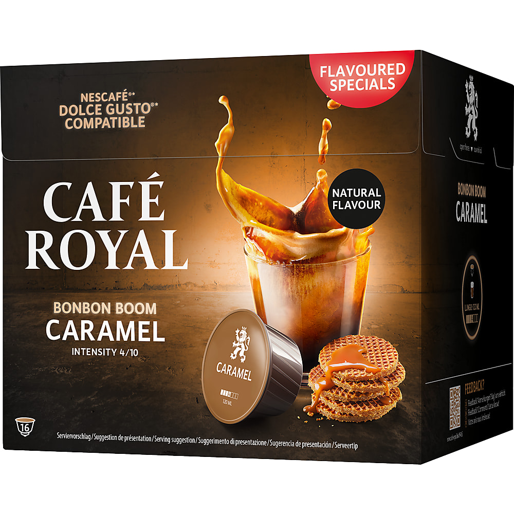 Achat Café Royal · Capsules de café en aluminium · cannelle - intensité  4/10 • Migros