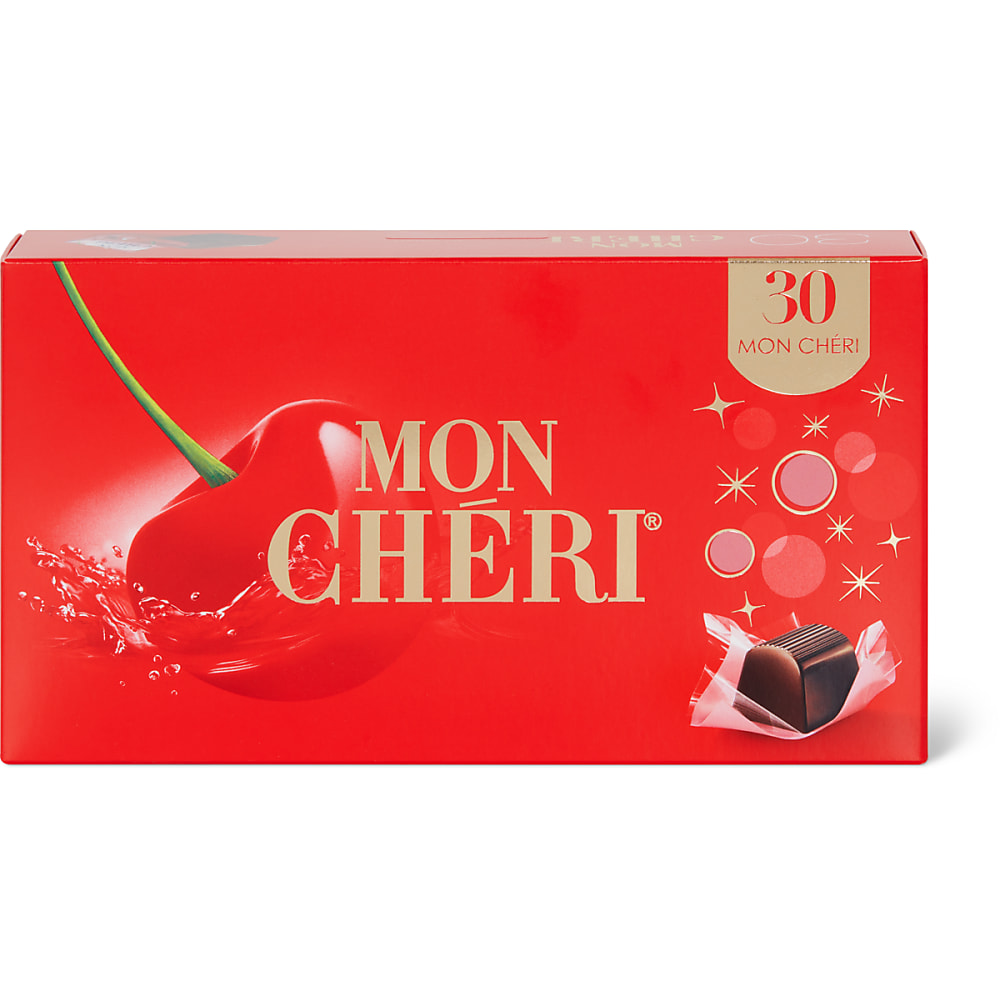 Acquista Mon Chéri · Cioccolatini con liquore e ciliegia · 30 pezzi