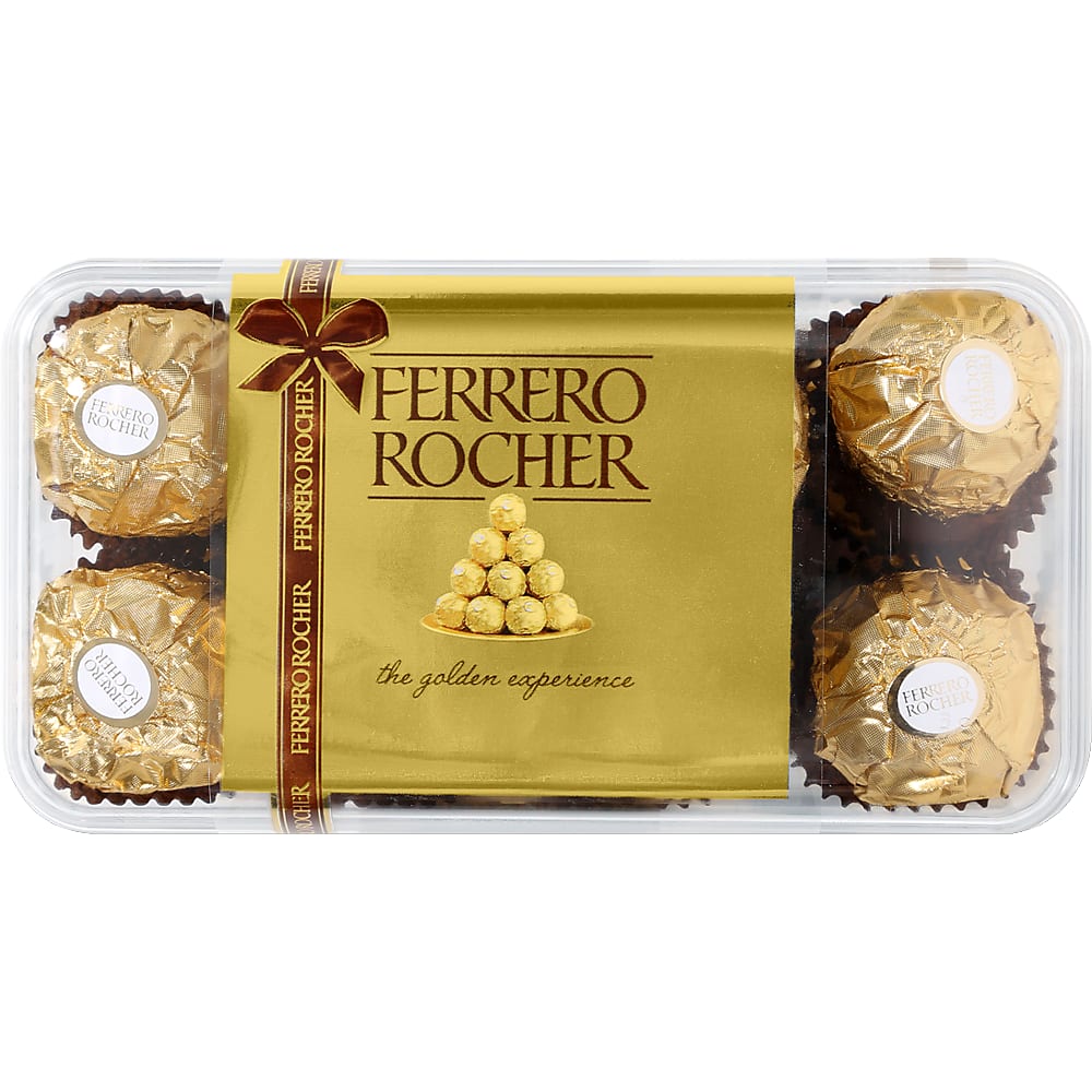 FERRERO Rocher Gaufrettes Chocolat Lait et Noisettes 30 Pièces