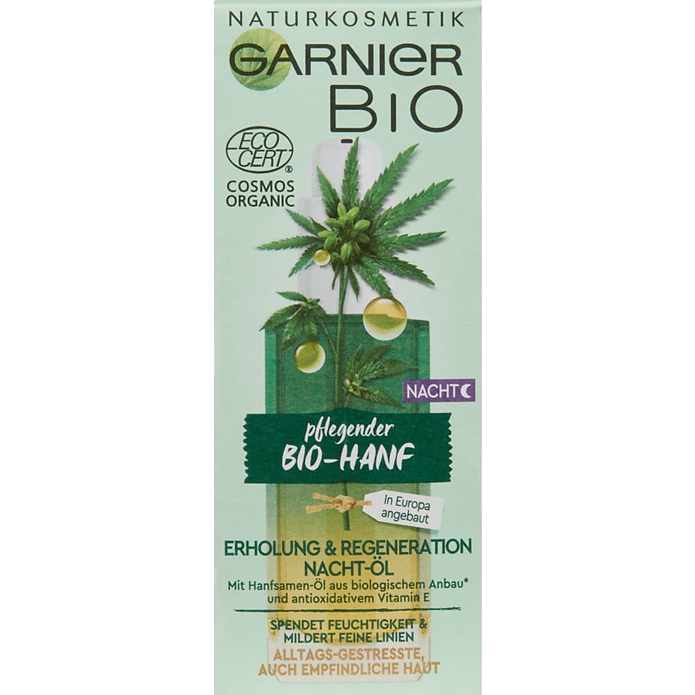 Kaufen Garnier Bio Nacht-Öl · Migros • · Bio mit - Hanf